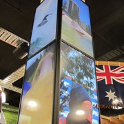 Commercial Video advertising installation
